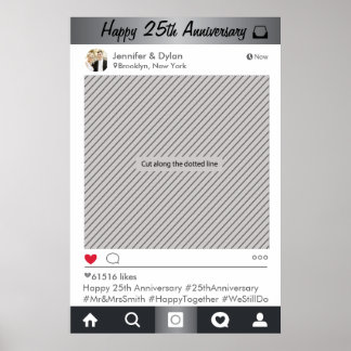 Poster de Propagação de Fotografia de Frame do Par