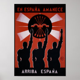Poster de Propaganda da Guerra Civil Espanhola - A