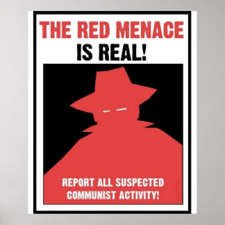 Poster de Propaganda da Mente Vermelha