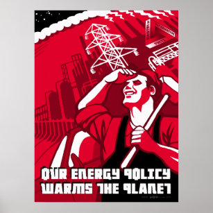 Poster de Propaganda do Aquecimento Global