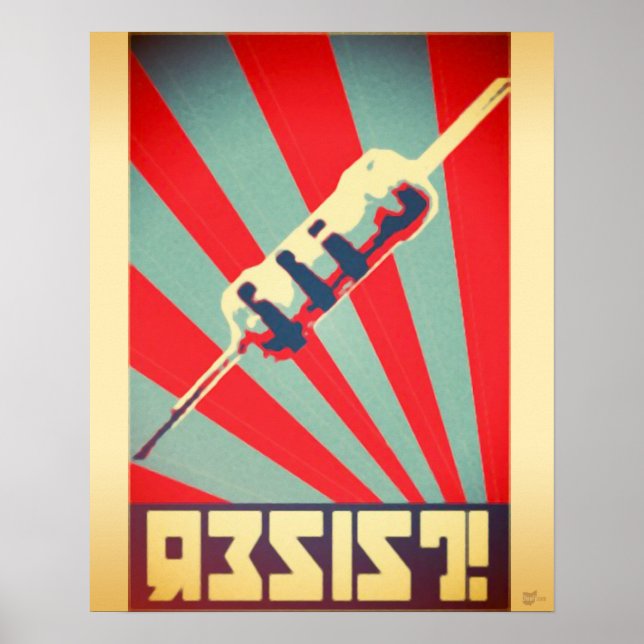 Poster de propaganda resistente (Frente)