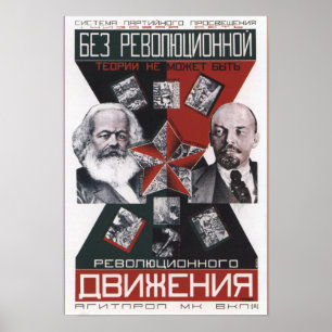 Poster de propaganda soviética