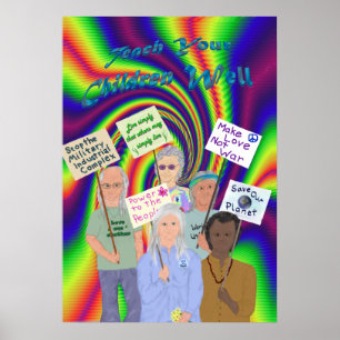 Poster de protesto dos anos 60