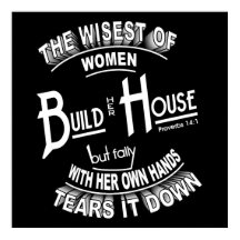 Poster de Provérbios 14:1