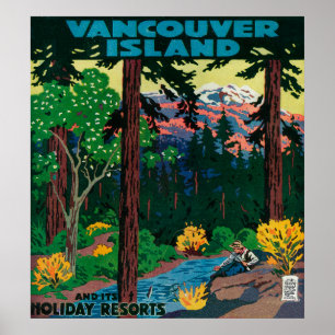 Poster de Publicidade na Ilha de Vancouver