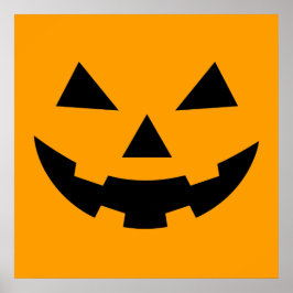Poster de Pumpkin Face Square (24x24)