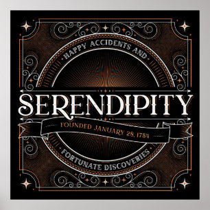 Poster de Quadrado de Serendipity (24x24)