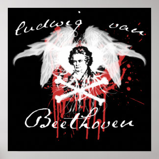 Poster de quarto de Beethoven