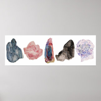 Poster de Quartz de Watercolor