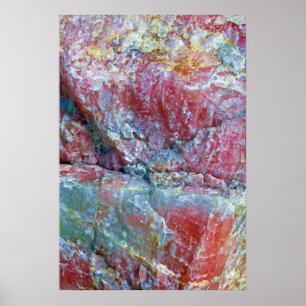 poster de quartzo rosa gigante