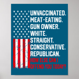 Poster De Que Outra Forma Posso Ofender Você Hoje Frase E