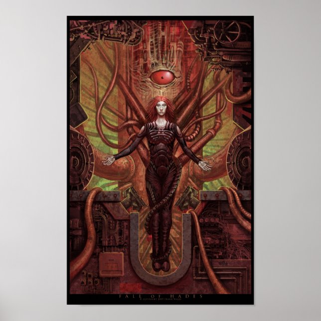 Poster de queda de Hades (Frente)