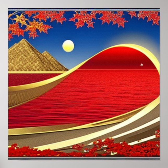 Poster de queda do oceano (Frente)