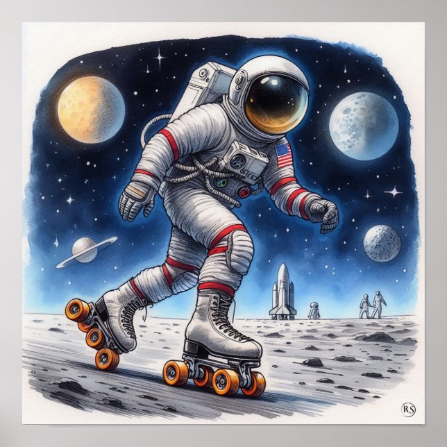 Poster de Raça Espacial (Frente)