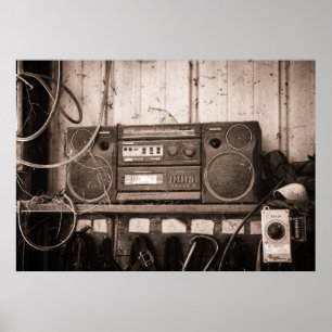 Poster de Rádio Antigo