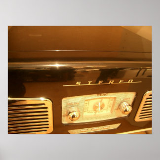 Poster de rádio Vintage