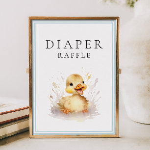 Poster de Raffle, Fralda Chá de fraldas