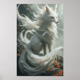 Poster de Raposa Maiestosa Branca