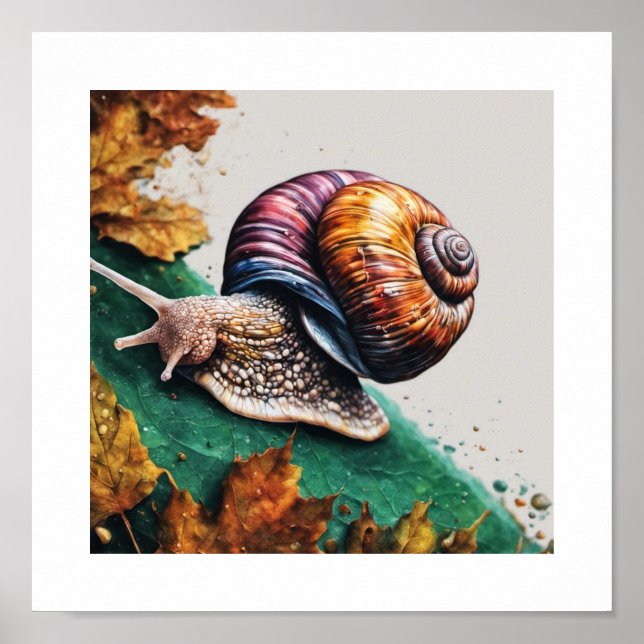 Poster de Rastreamento de Caracol (Frente)