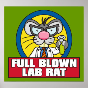 Poster de rato de laboratório