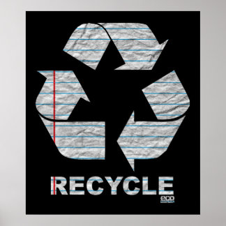 Poster de Reciclar para notebook