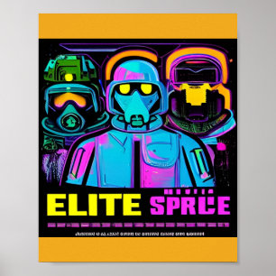 Poster de Recrutamento de Propaganda Cyberpunk