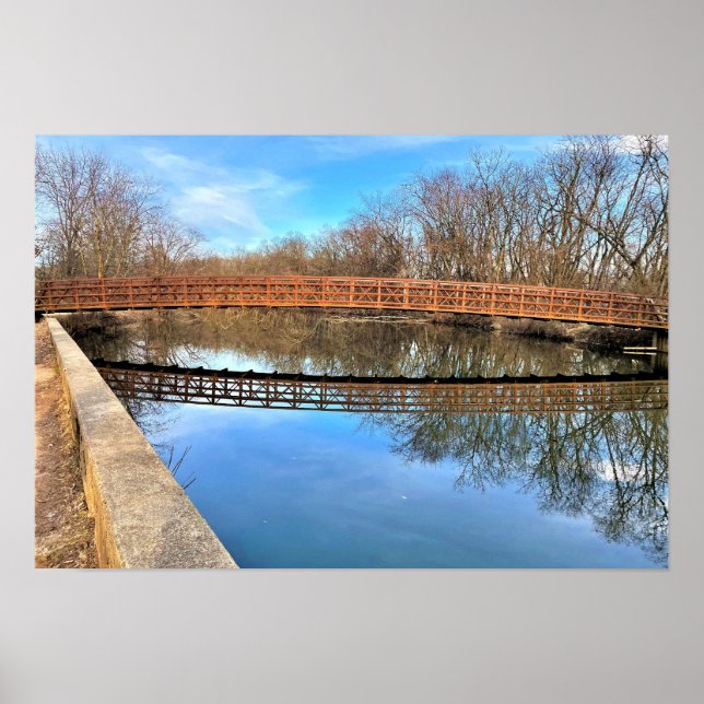 Poster de Reflexão de Ponte (Frente)