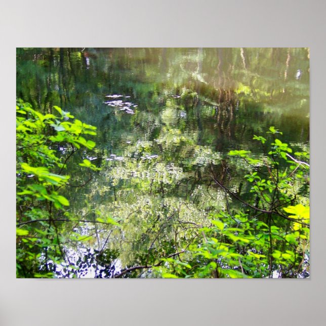 Poster de Reflexão Encantada (Frente)