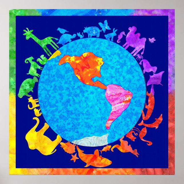 Poster de Reino Animal Pacífico (Frente)