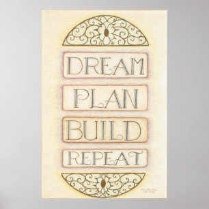 Poster de Repetição da Criação do Plano Dream