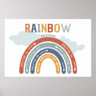 Poster de Respiração Indígena do Arco-Íris