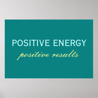 Poster de resultados positivos positivos em energi