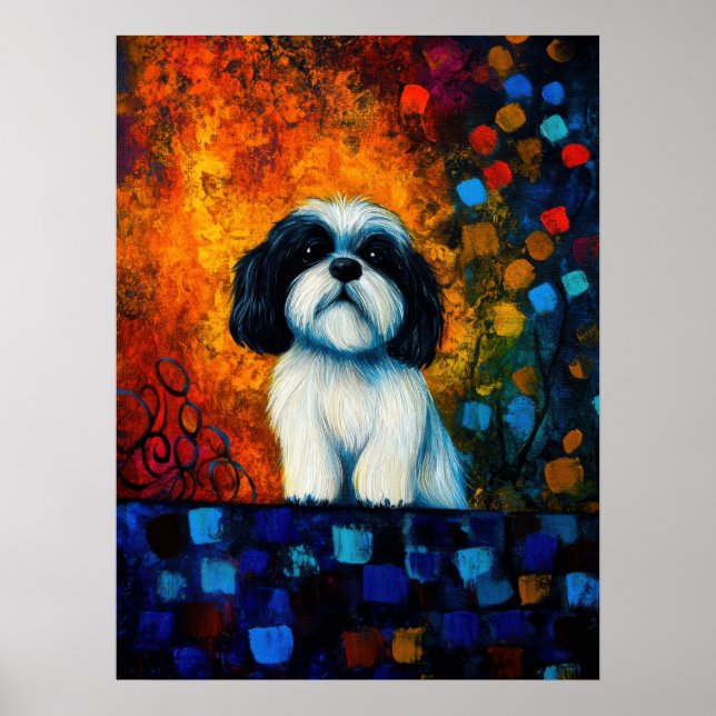 Poster de Retrato de Cão (Frente)