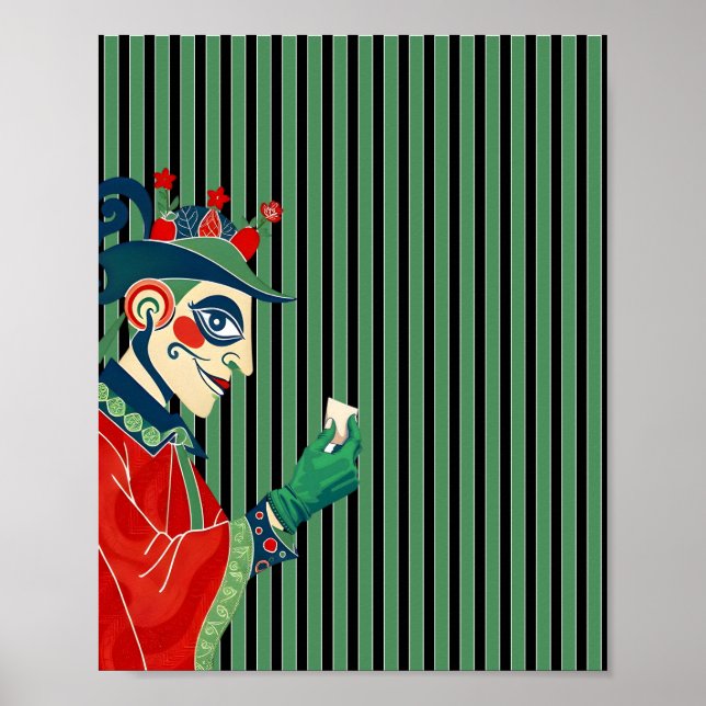 Poster de Retrato de Palhaço (Frente)