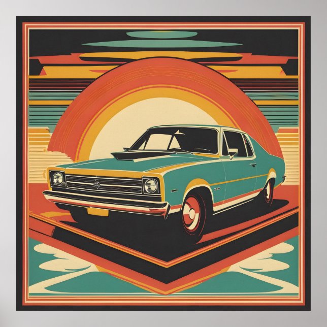 Poster de retro clássico (Frente)