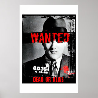 Poster De Retro Vivo Ou Morto Procurado