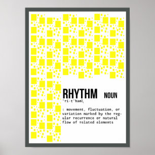 Poster de ritmo