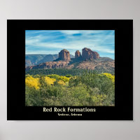 Poster de Rochas Vermelhas Arizona Sedona