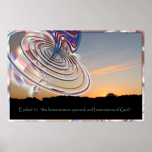 Poster de roda de Ezekiel (Frente)