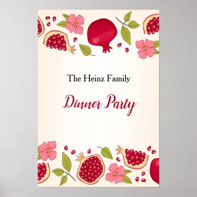 Poster de romã (Frente)