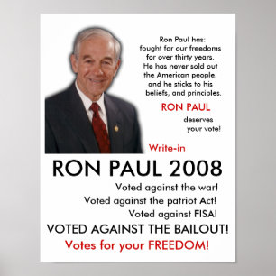 POSTER DE RON PAUL!
