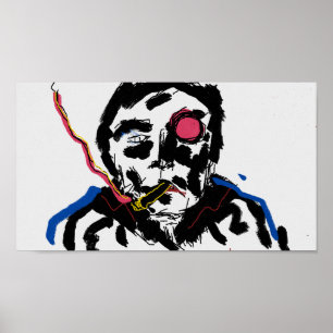 Poster de rosto humano