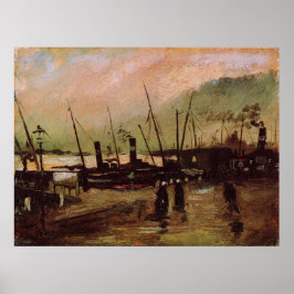 Poster De Ruijterkade em Amesterdã por Vincent van Gogh