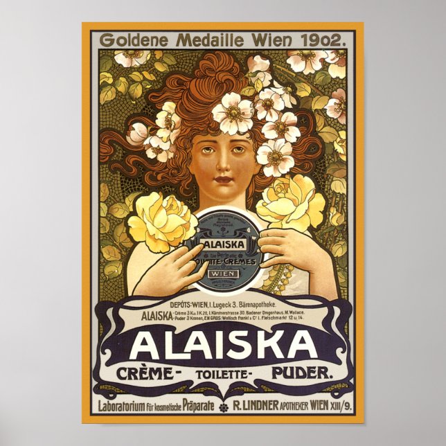 Poster de sabão alemão Vintage (Frente)