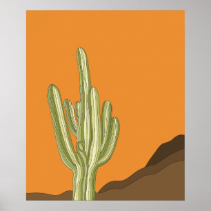 Poster de Saguaro Cactus e Download Digital
