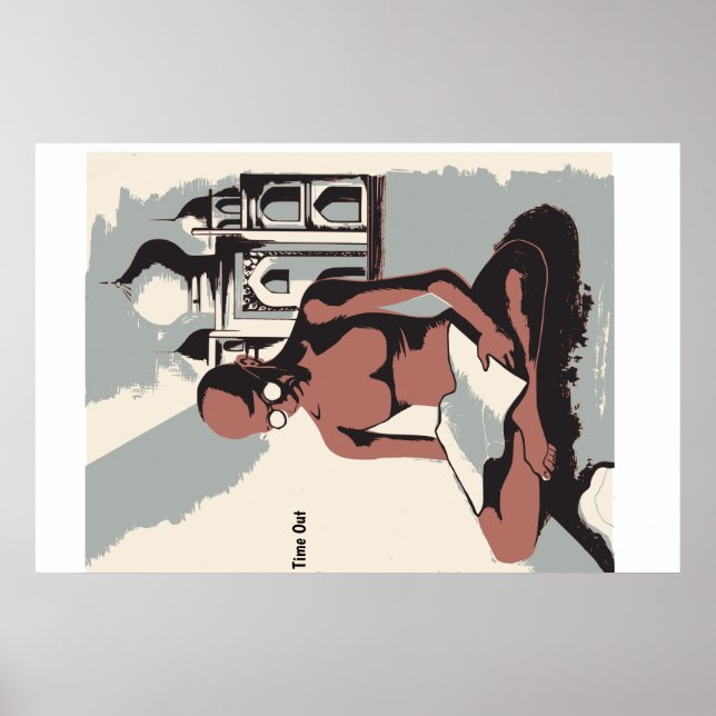 Poster de Saída de Tempo (Frente)