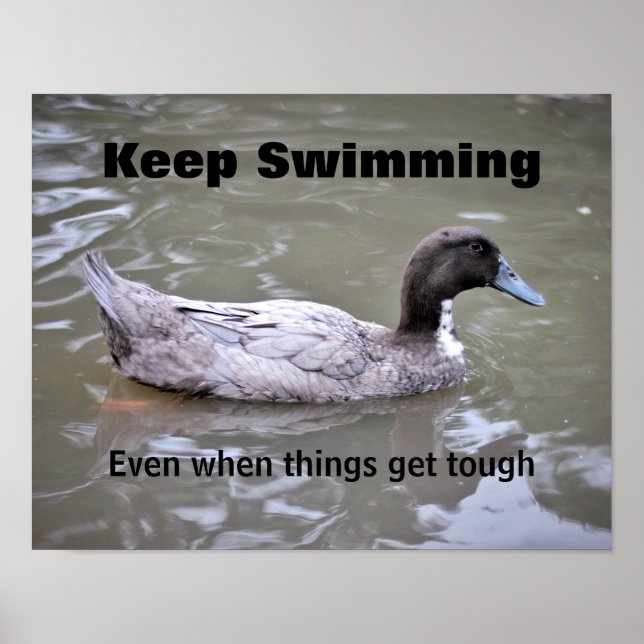 Poster de sala de aula de perseverança (Frente)