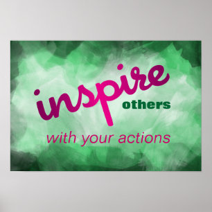 Poster de sala de aula motivacional