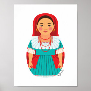 Poster de Salvadorenho Matryoshka