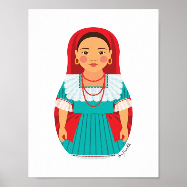 Poster de Salvadorenho Matryoshka (Frente)